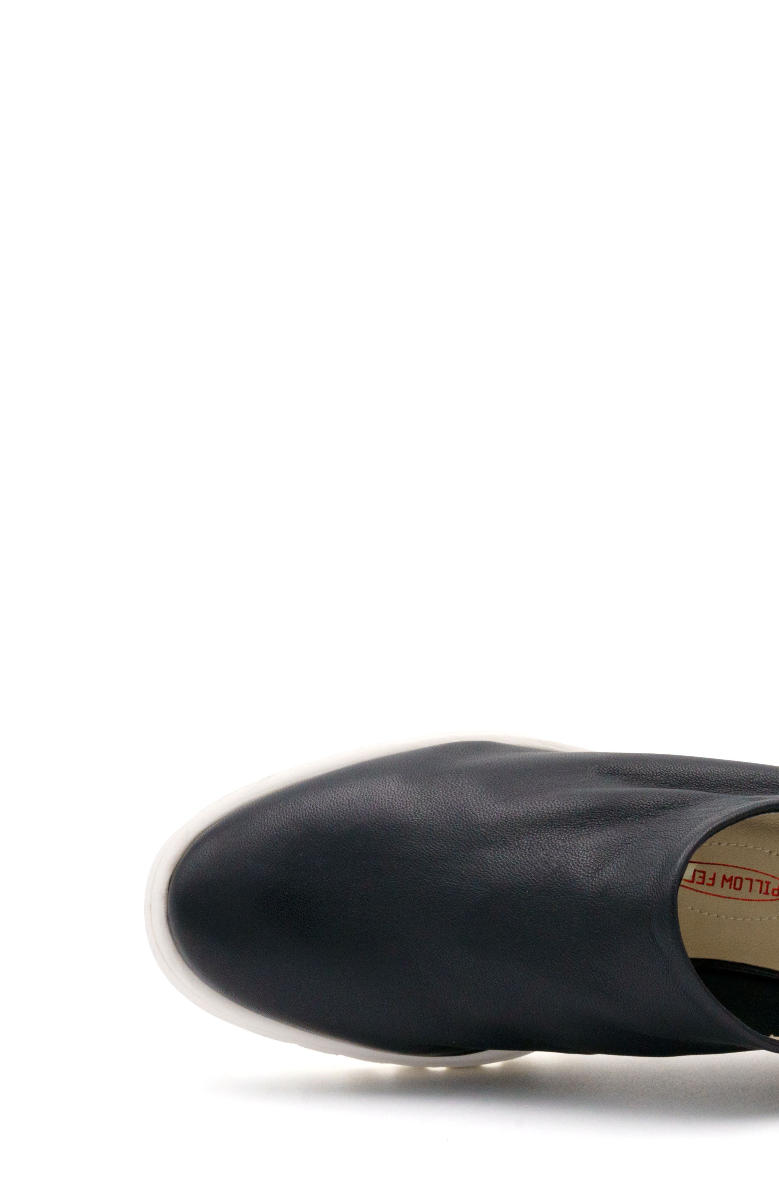 Amalfi by Rangoni Elettrona Slingback Flat, Alternate, color, Black Parm Black Elastic