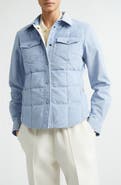 Moncler Grenoble Nangy Quilted Down Shirt Jacket