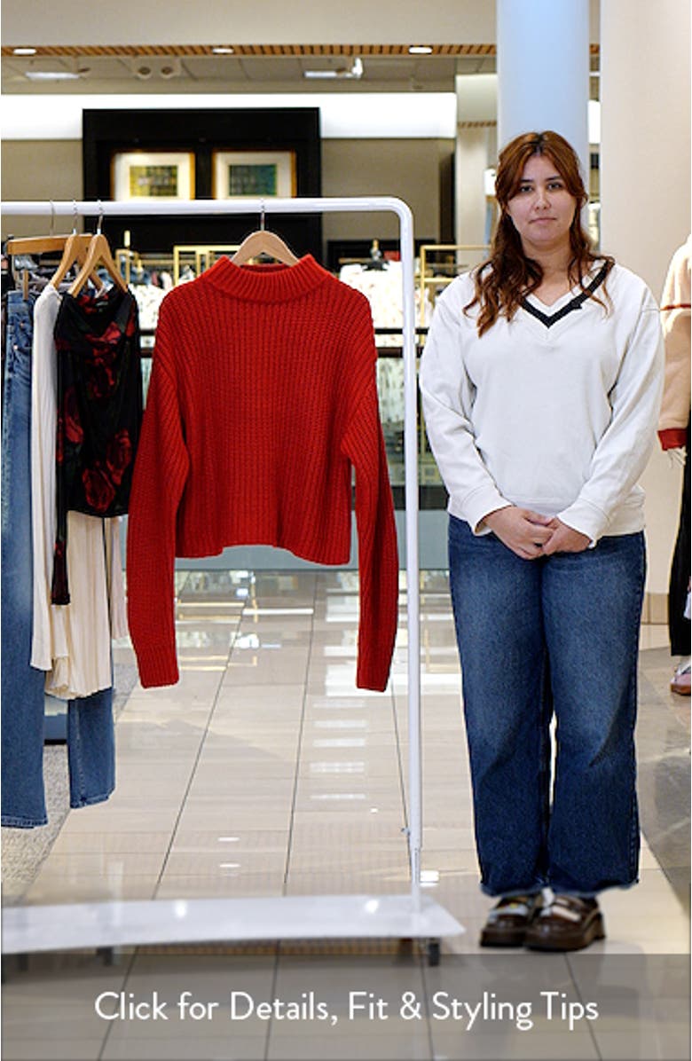 Chunky Mock Neck Sweater, sales video thumbnail