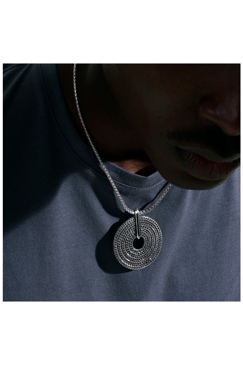 Rata Chain Pendant Necklace, Sterling Silver, Alternate, color, SILVER