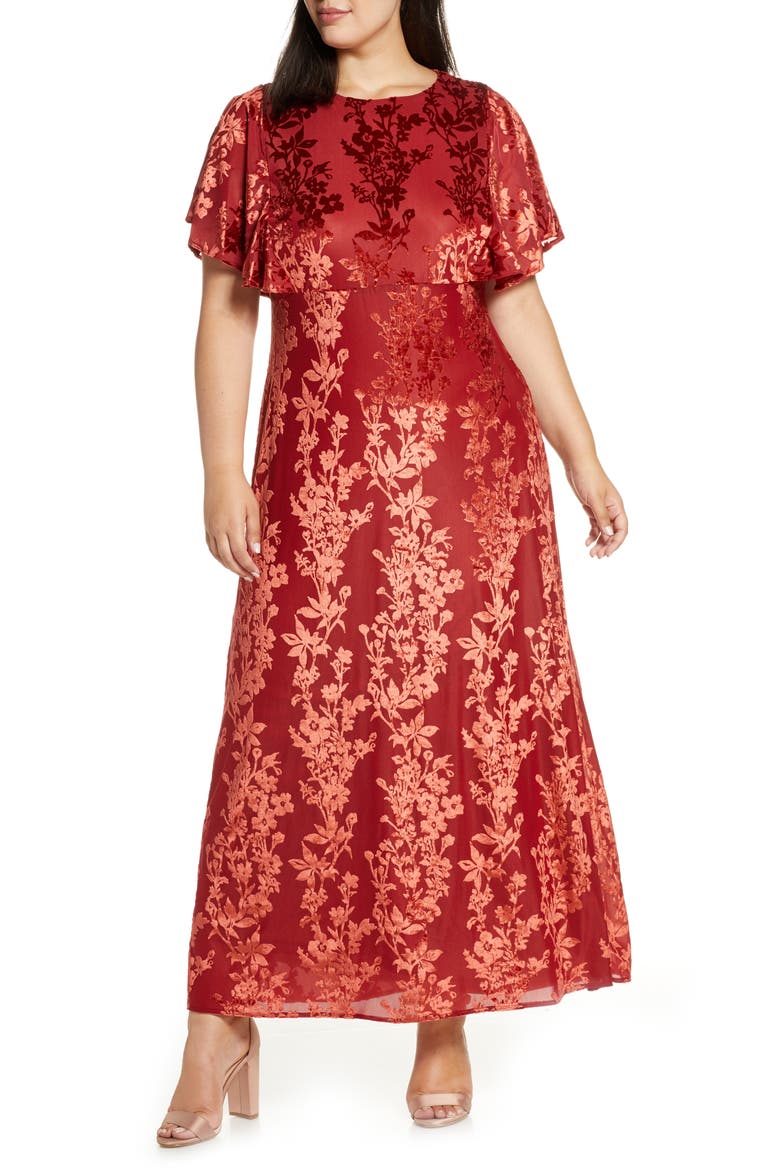 Parisian Dream Maxi Dress, Main, color, GINGER