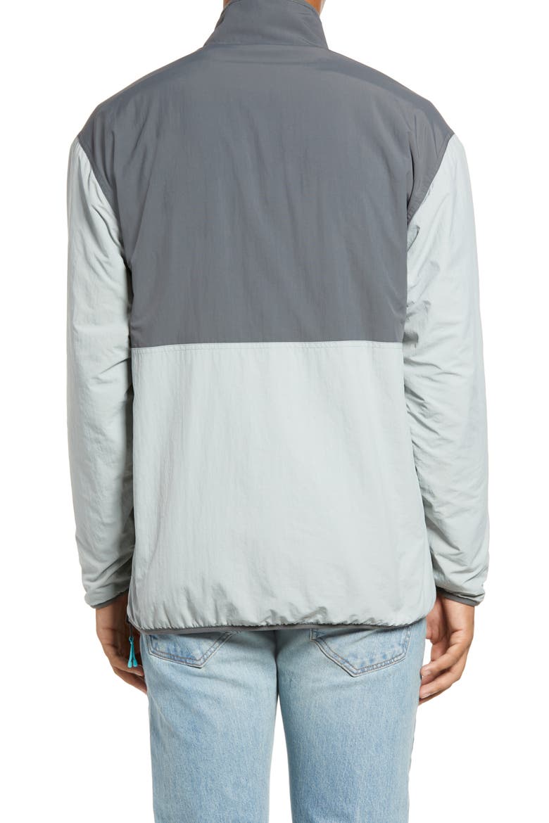 The Grey Anatomy Reversible Half Zip Pullover, Alternate, color, MEDIUM GRAY