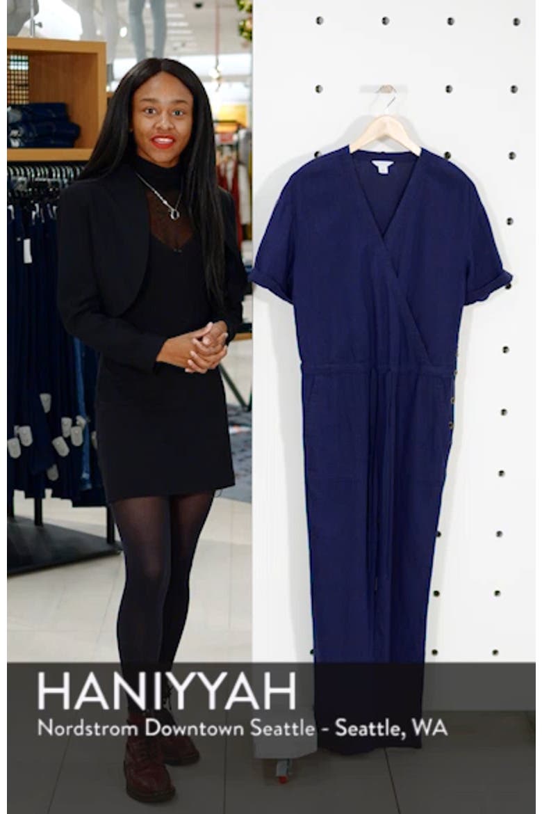 Faux Wrap Jumpsuit video