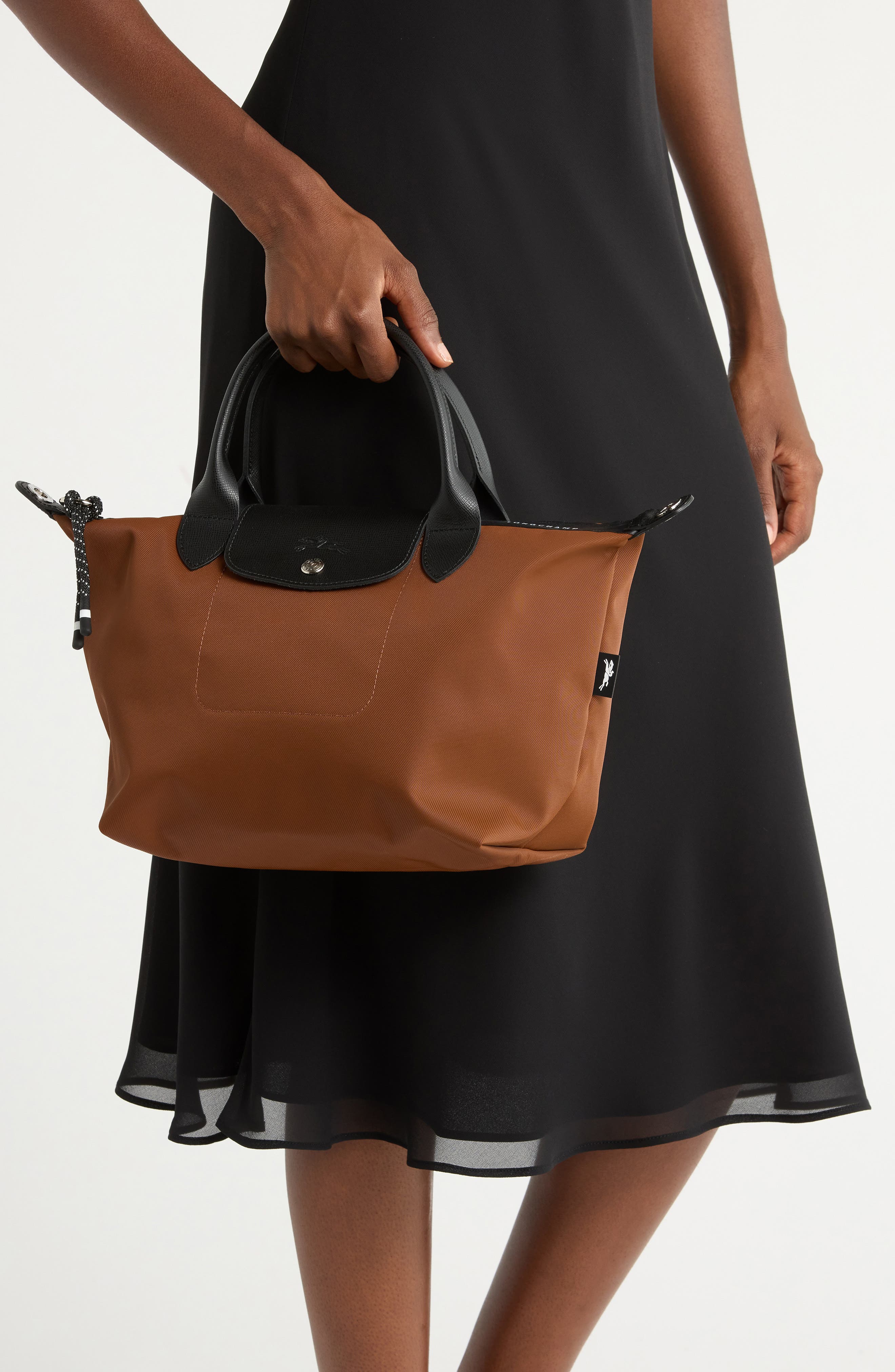 Longchamp Small Le Pliage Energy Recycled Canvas Hobo Bag, Alternate, color, 