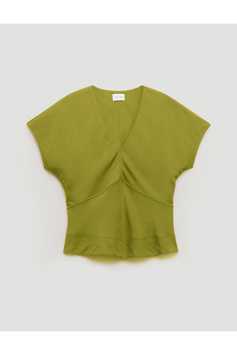 Grace Air Flow Short Sleeve Top, Alternate, color, Dark Olive Green