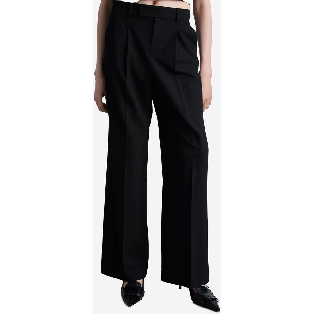 Mango Straight Leg Suit Pants