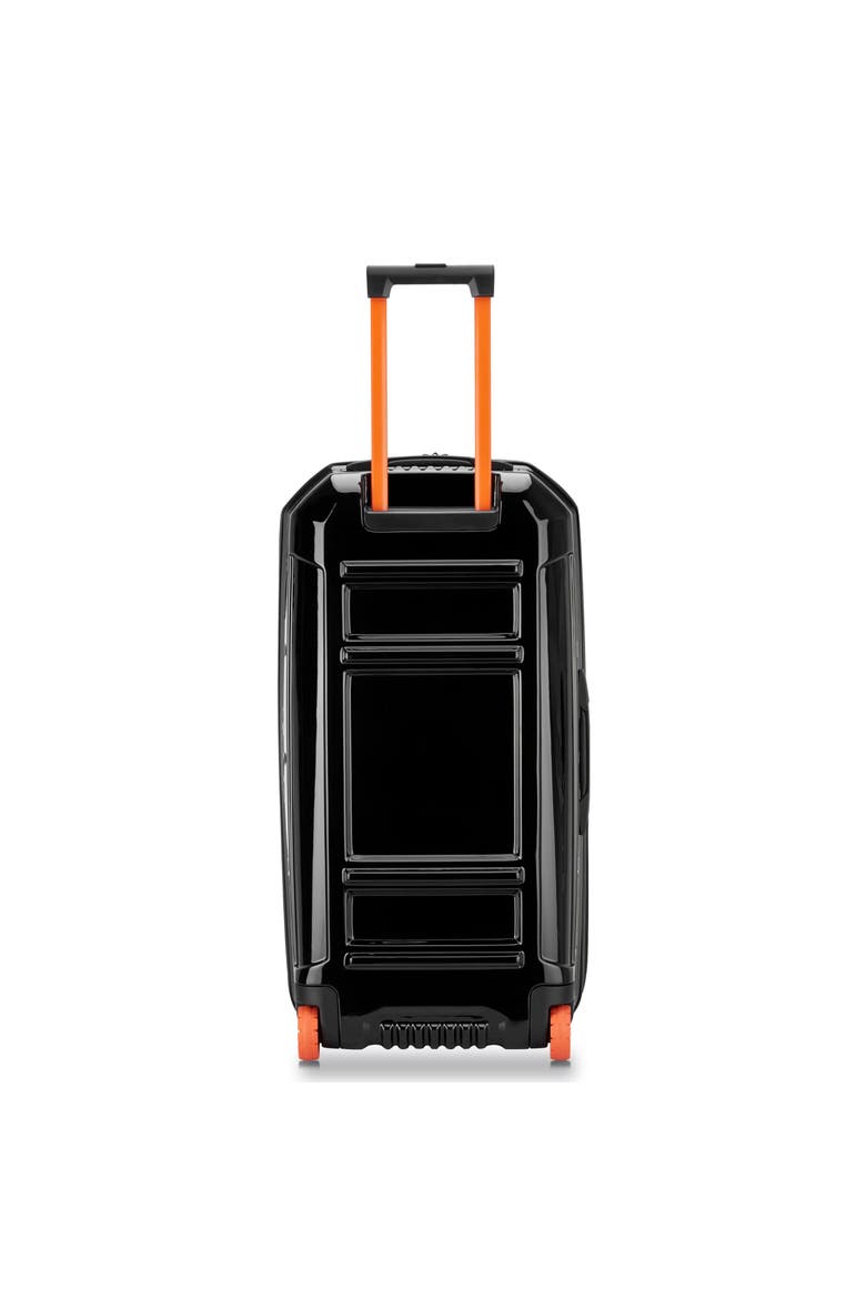 JH003B Checked-Large 30 Inch Hardside Expandable Luggage with Two Wheels, Alternate, color, Black