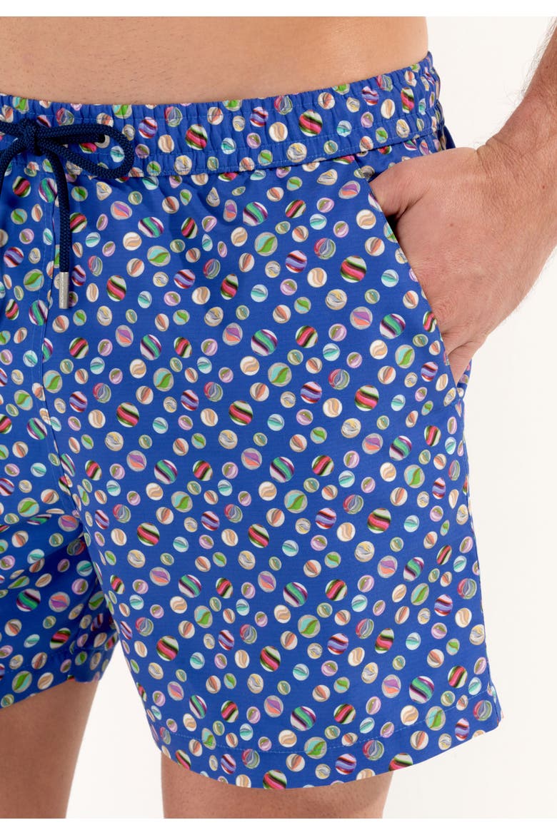 Socoa Beach Boxer, Alternate, color, Navy Print