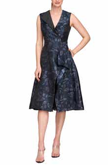 Kay Unger Lottie Sleeveless Fit & Flare Dress