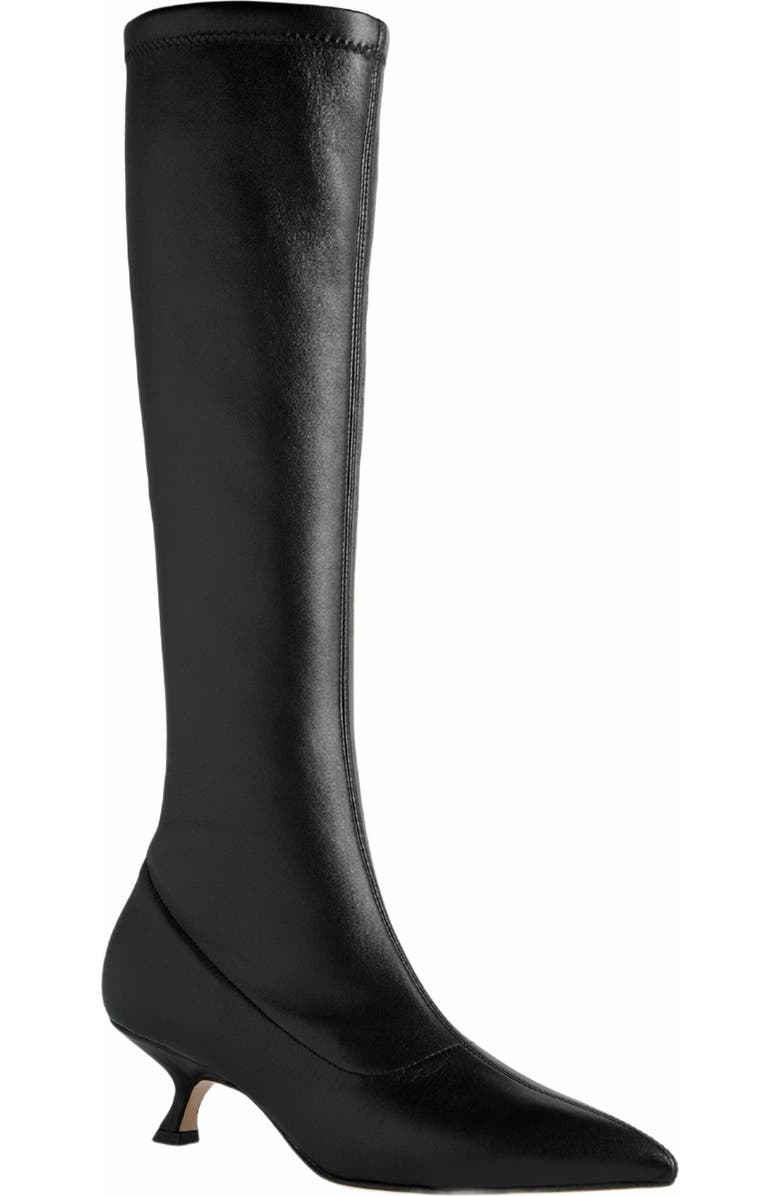Neil J. Rodgers Seta Stretch Boot, Alternate, color, Black Nappa