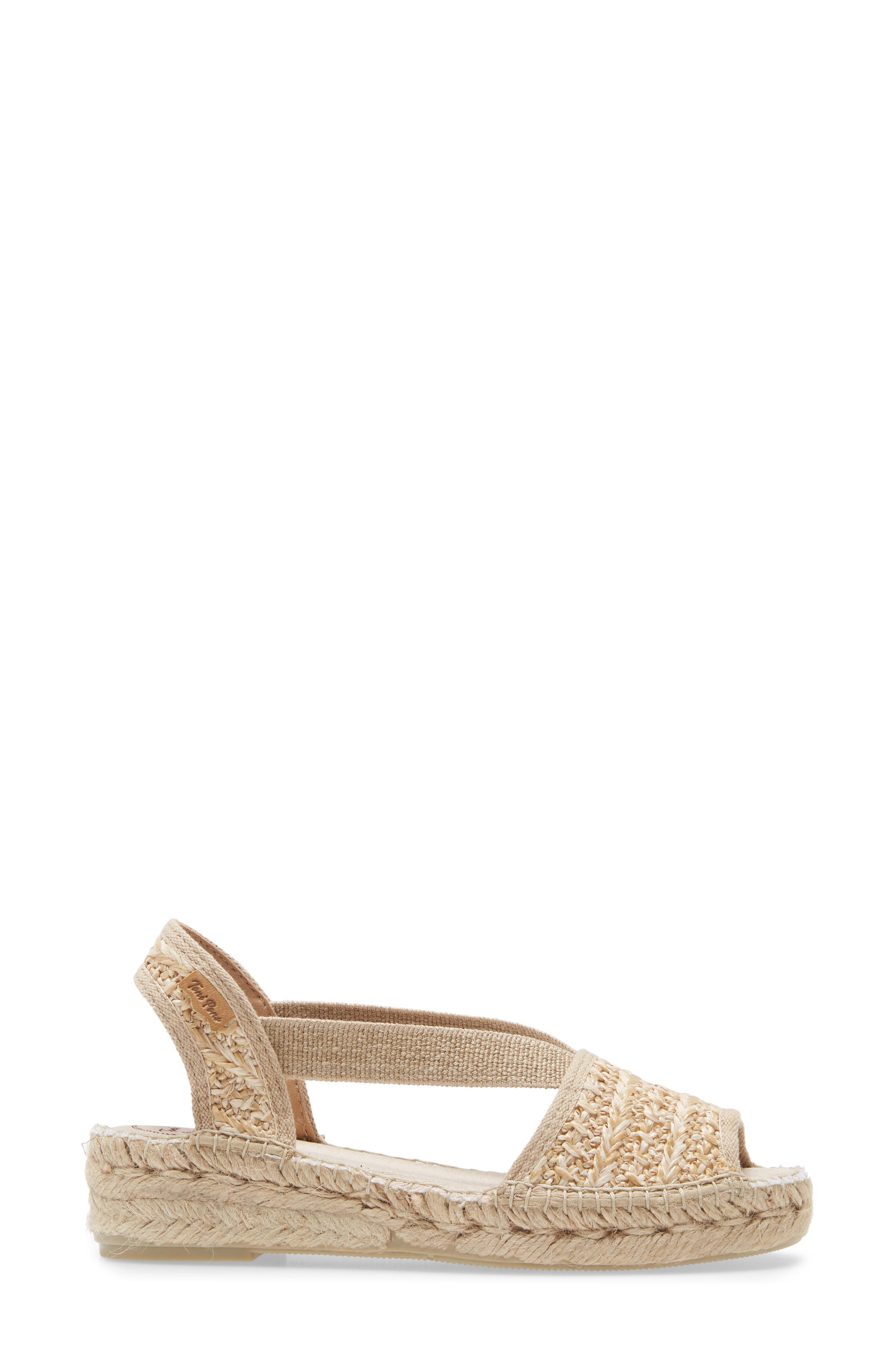 Toni Pons Estel Espadrille Sandal, Alternate, color, Natural Woven Fabric
