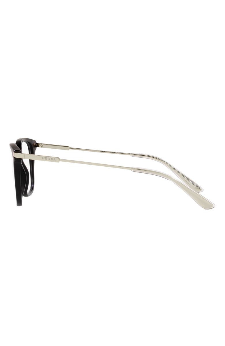 Prada 54mm Square Optical Glasses, Alternate, color, 