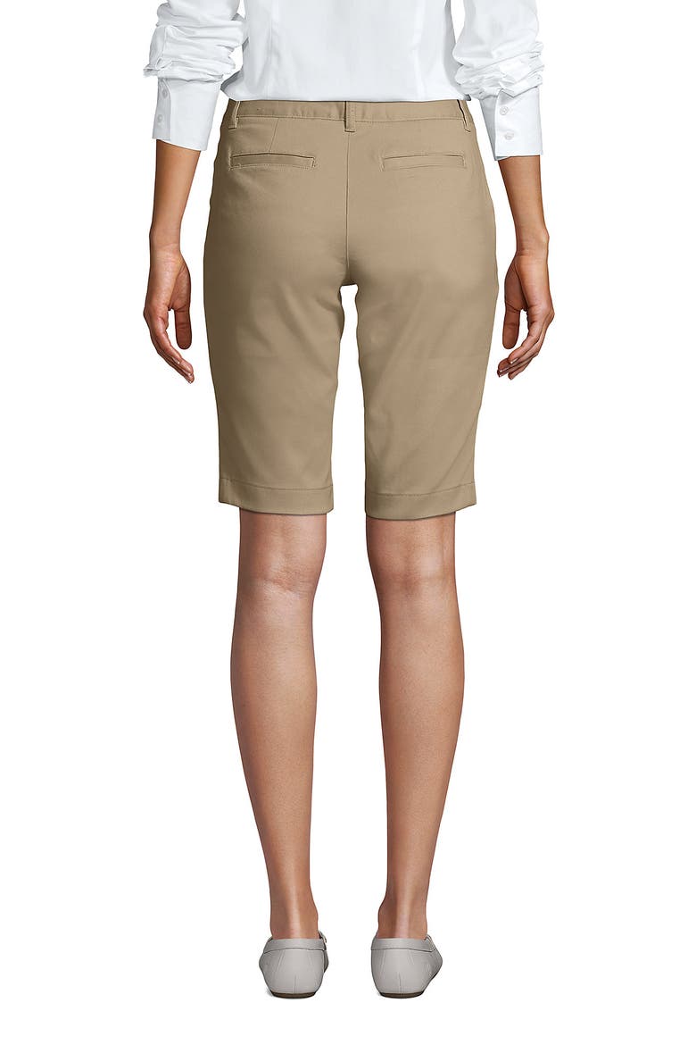 School Uniform Young  Stretch Chino Bermuda Shorts, Alternate, color, Khaki