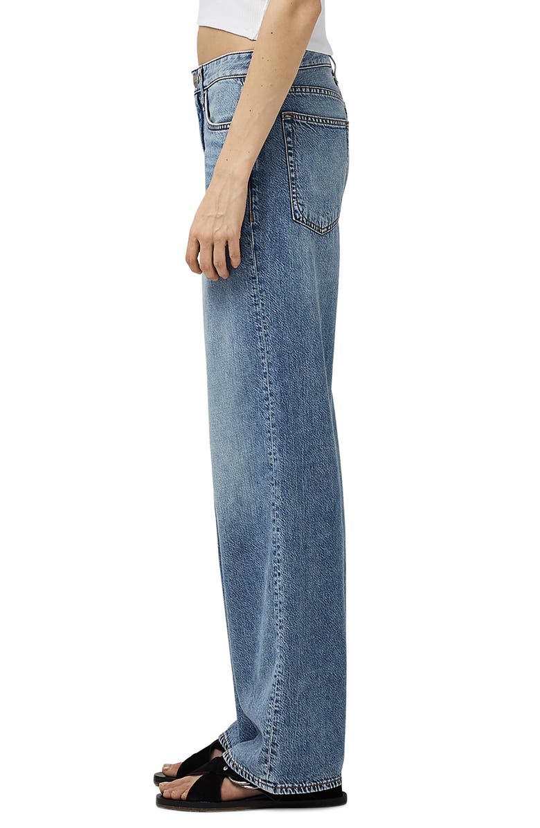 rag & bone Featherweight Logan Wide Leg Jeans, Alternate, color, Audrey