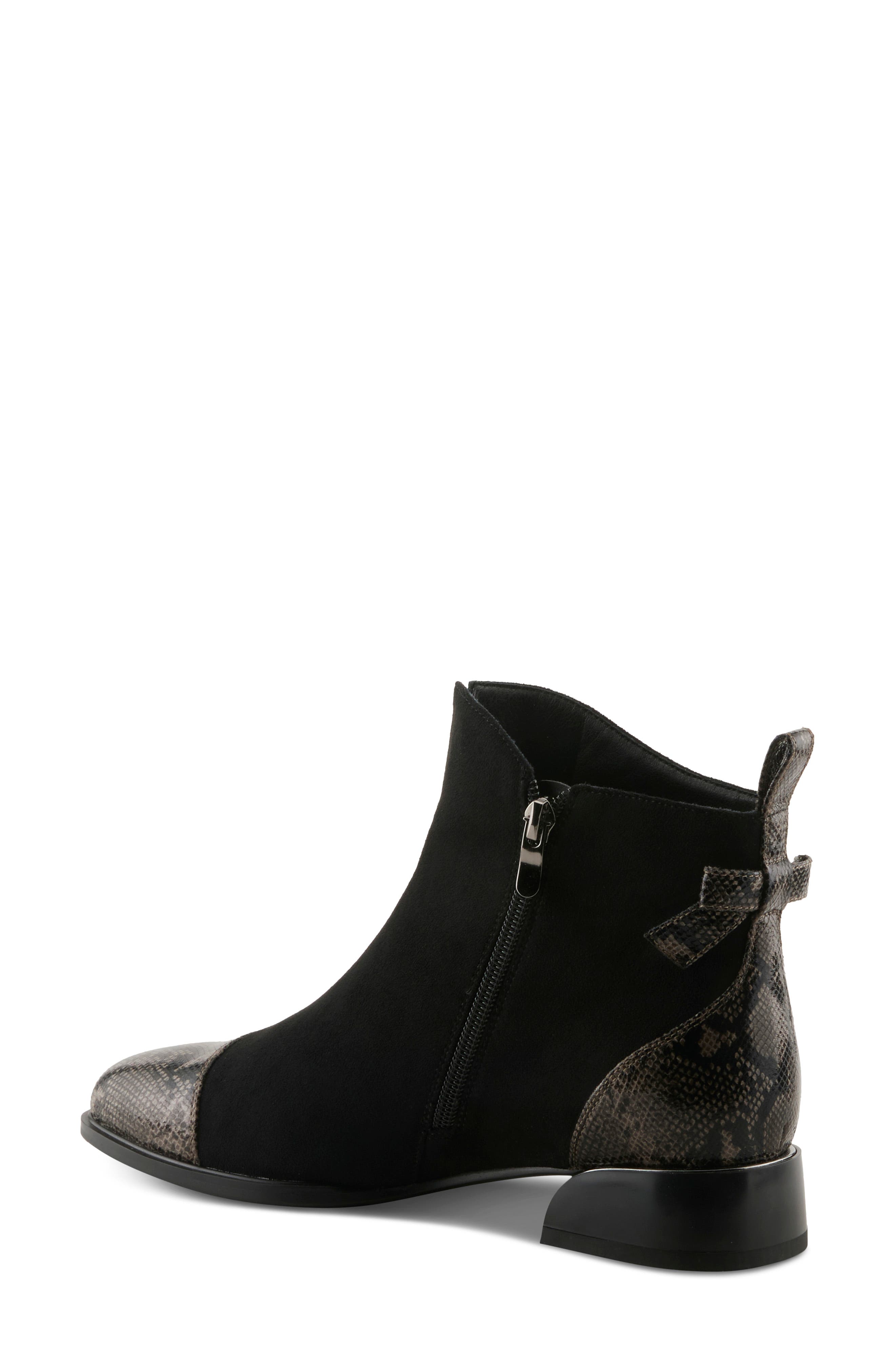 Salacia Bootie, Alternate, color, BLACK SUEDE