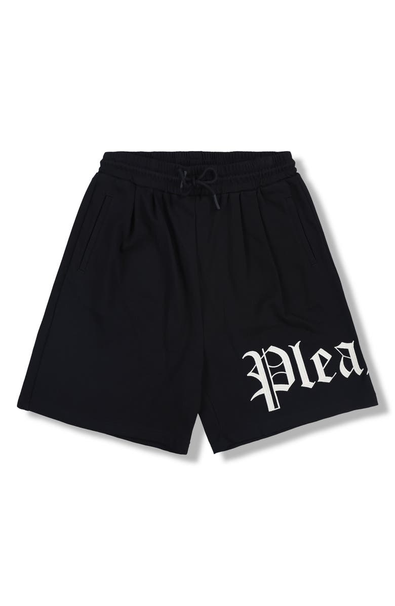 PLEASURES OE Wide Knit Drawstring Shorts, Alternate, color, 