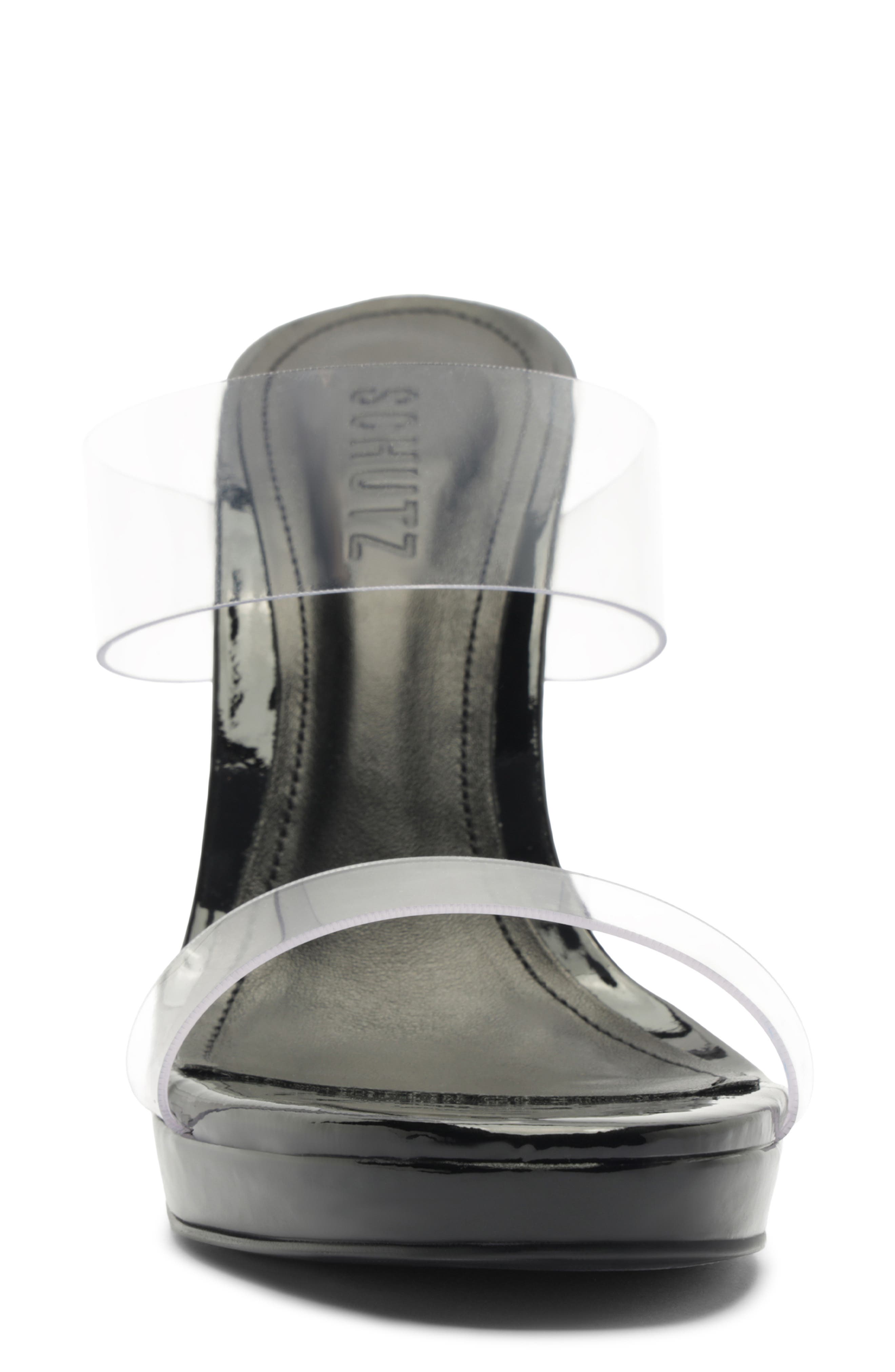 Schutz Ariella Platform Sandal, Alternate, color, Black