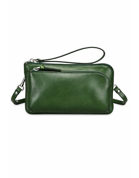 Dahlia Genuine Leather Compact Convertible Crossbody