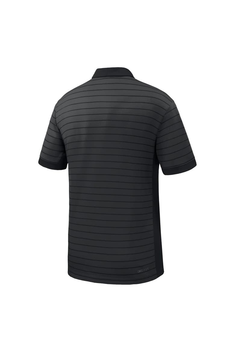 Men's Nike Black Wake Forest Demon Deacons 2025 Early Season Coaches Sideline Victory Stripe Performance Polo, Alternate, color, Black