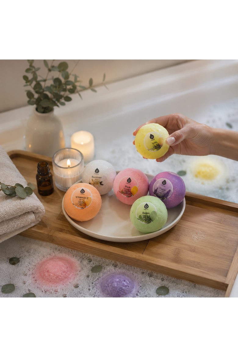 Aromatherapy Bath Bomb Collection, Alternate, color, Multicolor