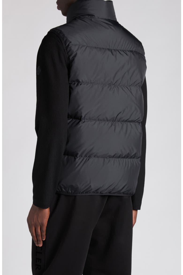 Arras Down Puffer Vest, Alternate, color, BLACK