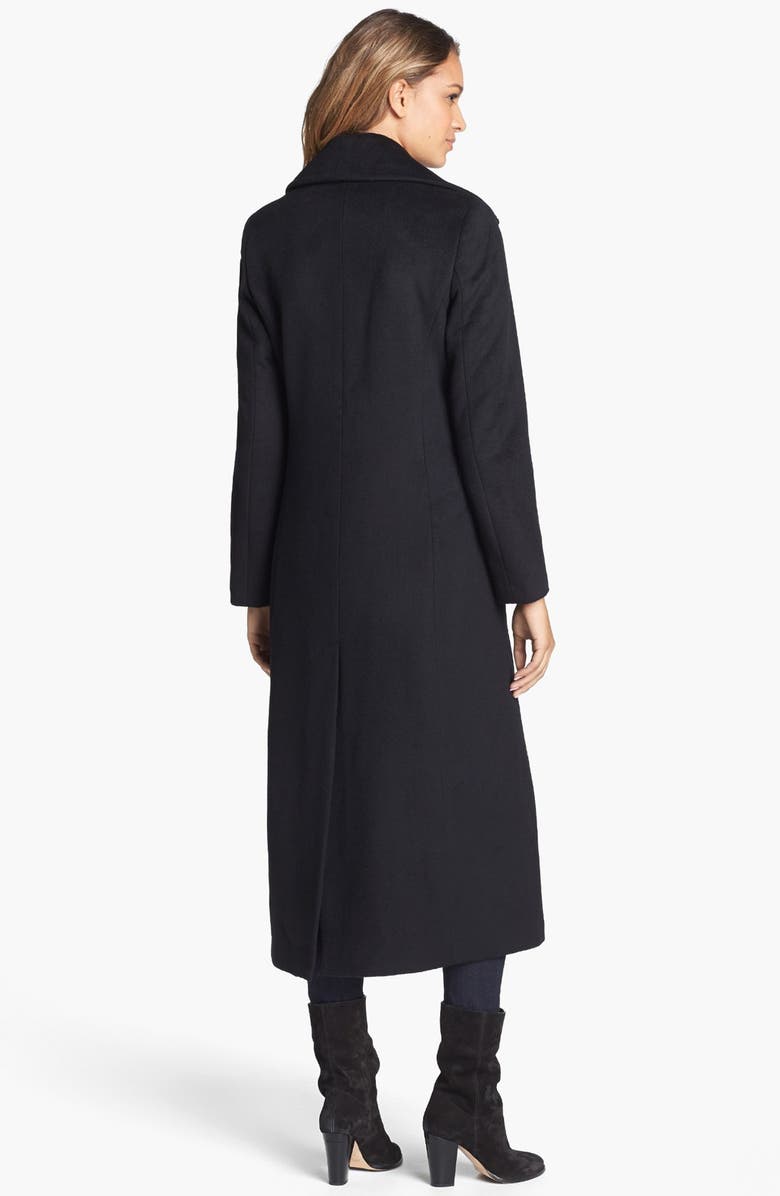 Calvin Klein Long Wool Blend Coat, Alternate, color,