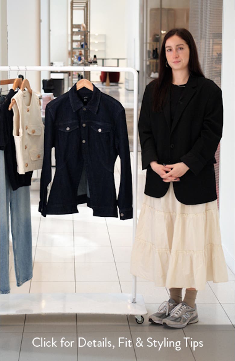 Tarvos Cutaway Denim Jacket, sales video thumbnail