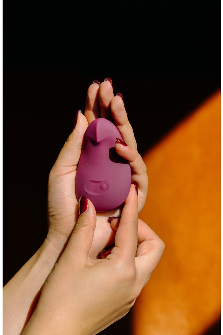 Pom Flexible Vibrator, Alternate, color, PLUM