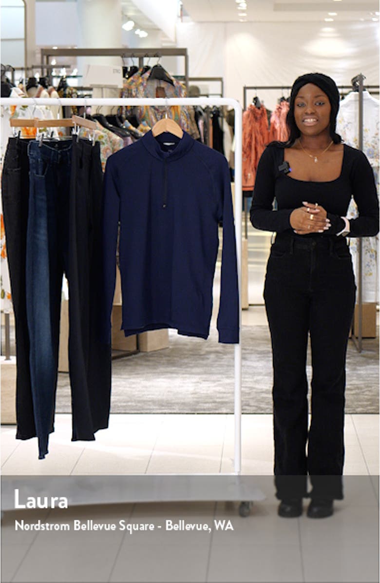 Lukas Quarter Zip Waffle Golf Pullover, sales video thumbnail