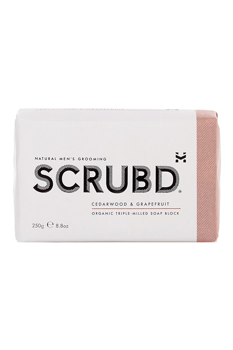 Cedarwood & Grapefruit Organic Triple-Milled Soap Block (Nordstrom Exclusive), Main, color, NO COLOR