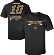 STEWART-HAAS RACING Men's Stewart-Haas Racing Team Collection Black Aric Almirola Lifestyle 2-Spot T-Shirt