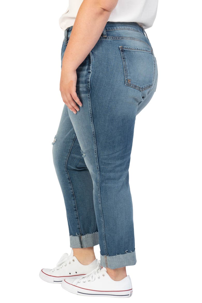 Catherine High Waist Fab Ab Distressed Jeans, Alternate, color, ACCOUNTABLE