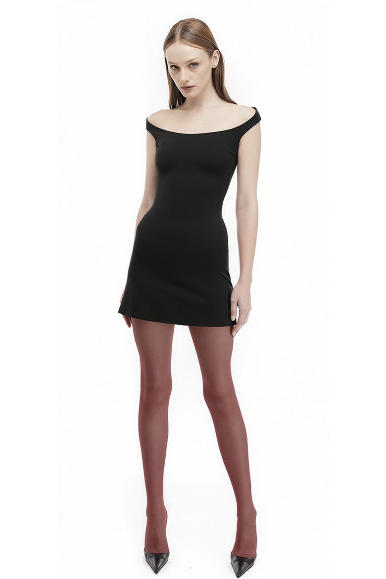 Ginger Mini Dress, Main, color, Black