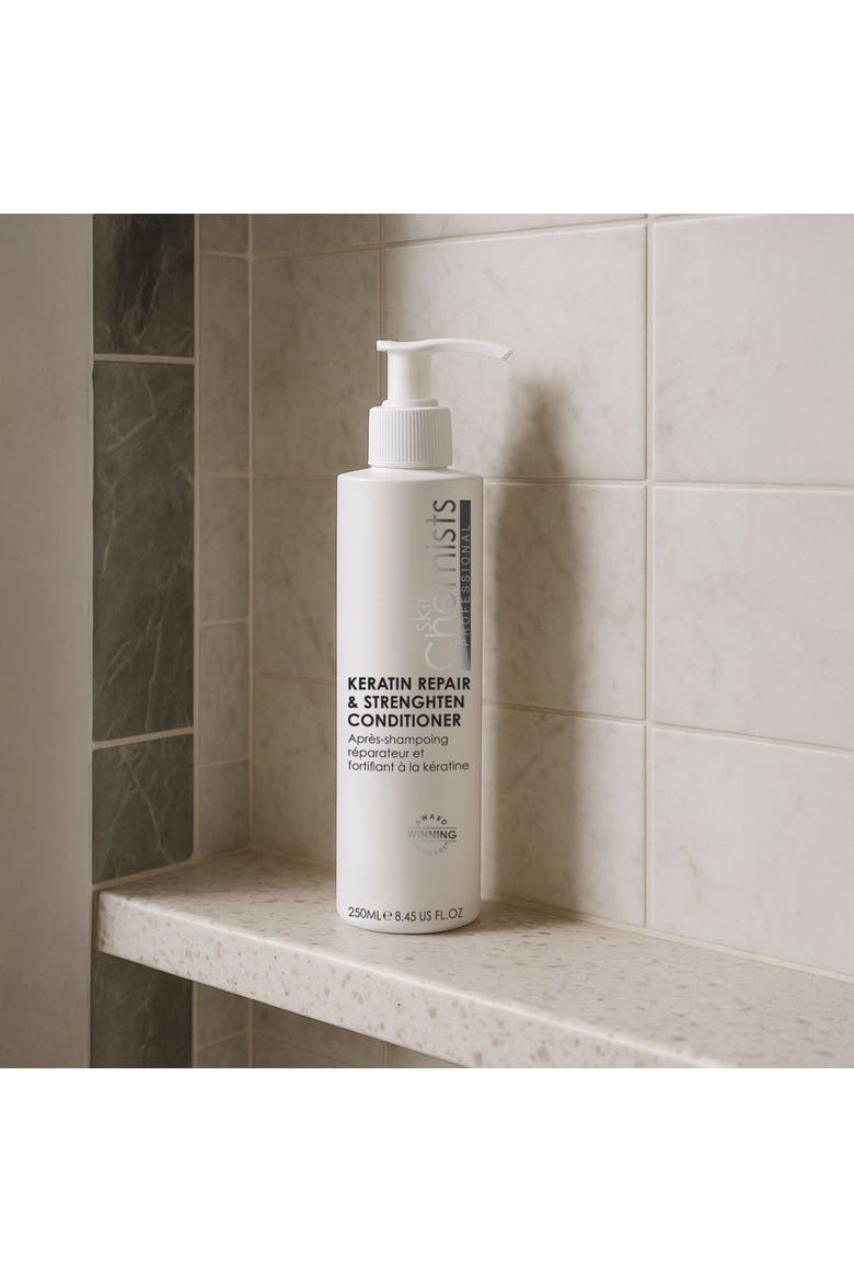 Keratin Repair & Strengthen Conditioner 250ml 50ml for Anti-Aging, Brightening, Alternate, color, White
