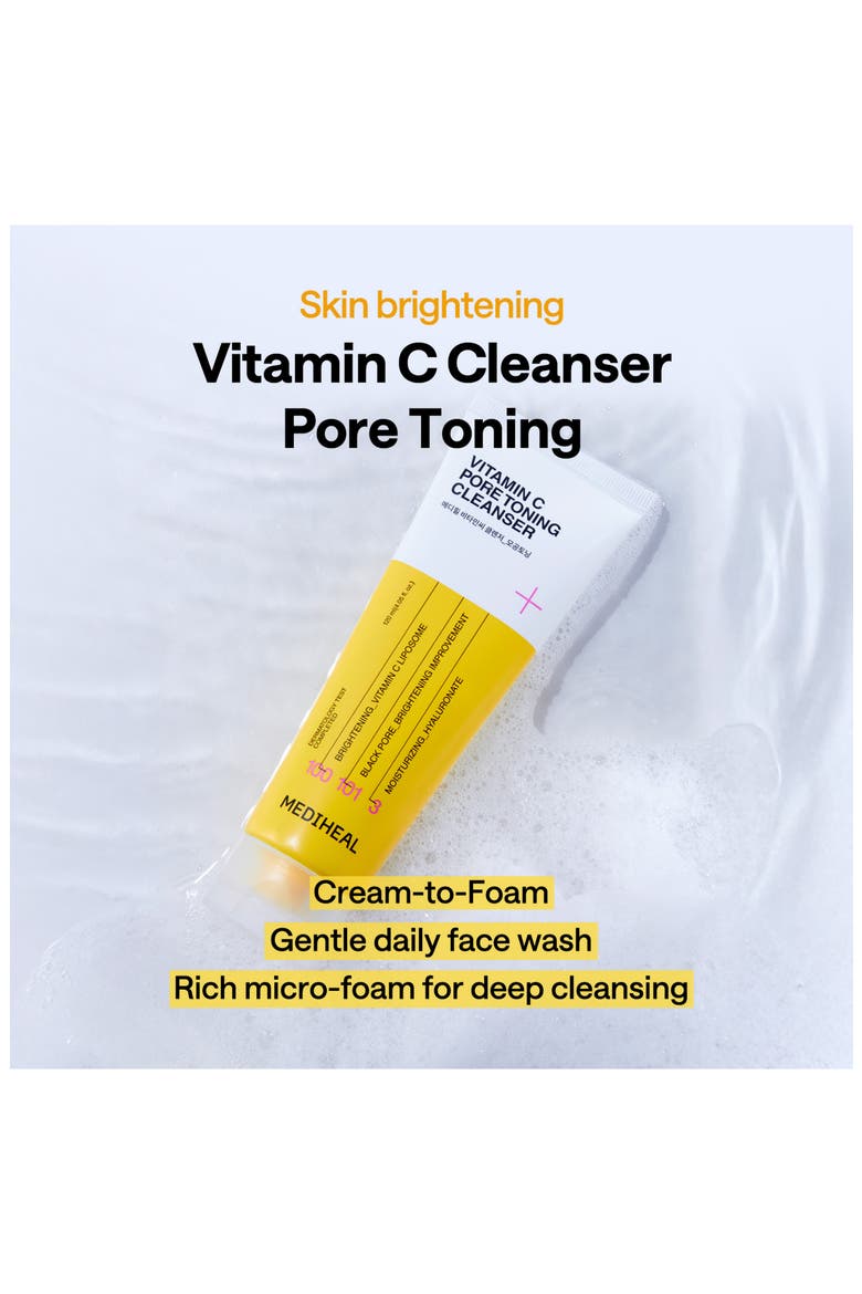 Vitamin C Pore Toning Cleanser, Alternate, color, YELLOW