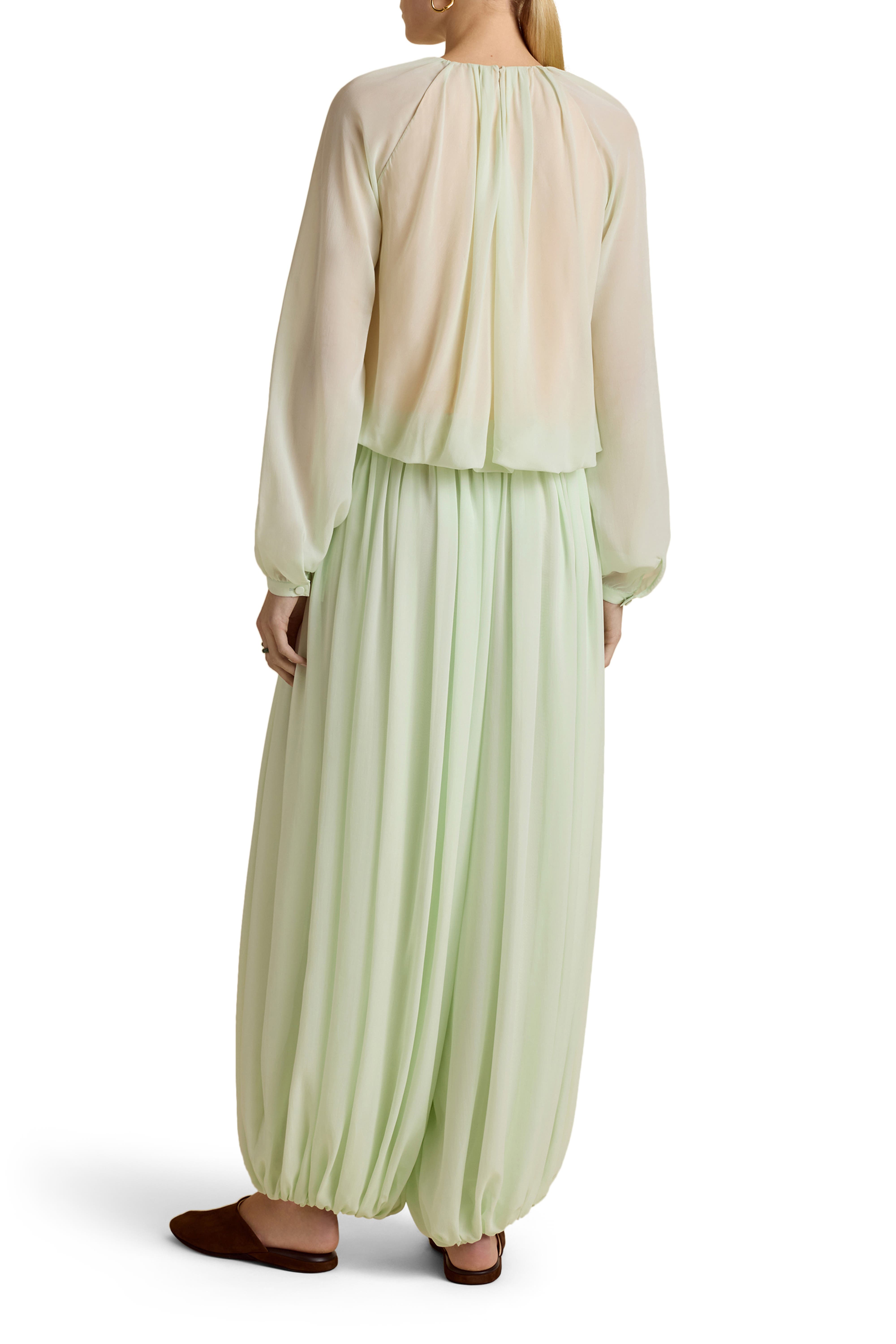 Layered Long Sleeve Blouse - image 2
