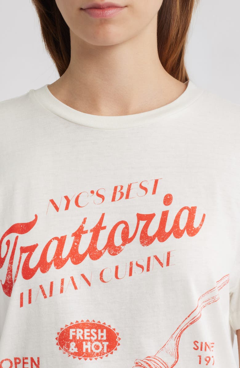 Vinyl Icons Spaghetti Graphic T-Shirt, Alternate, color, Marshmallow