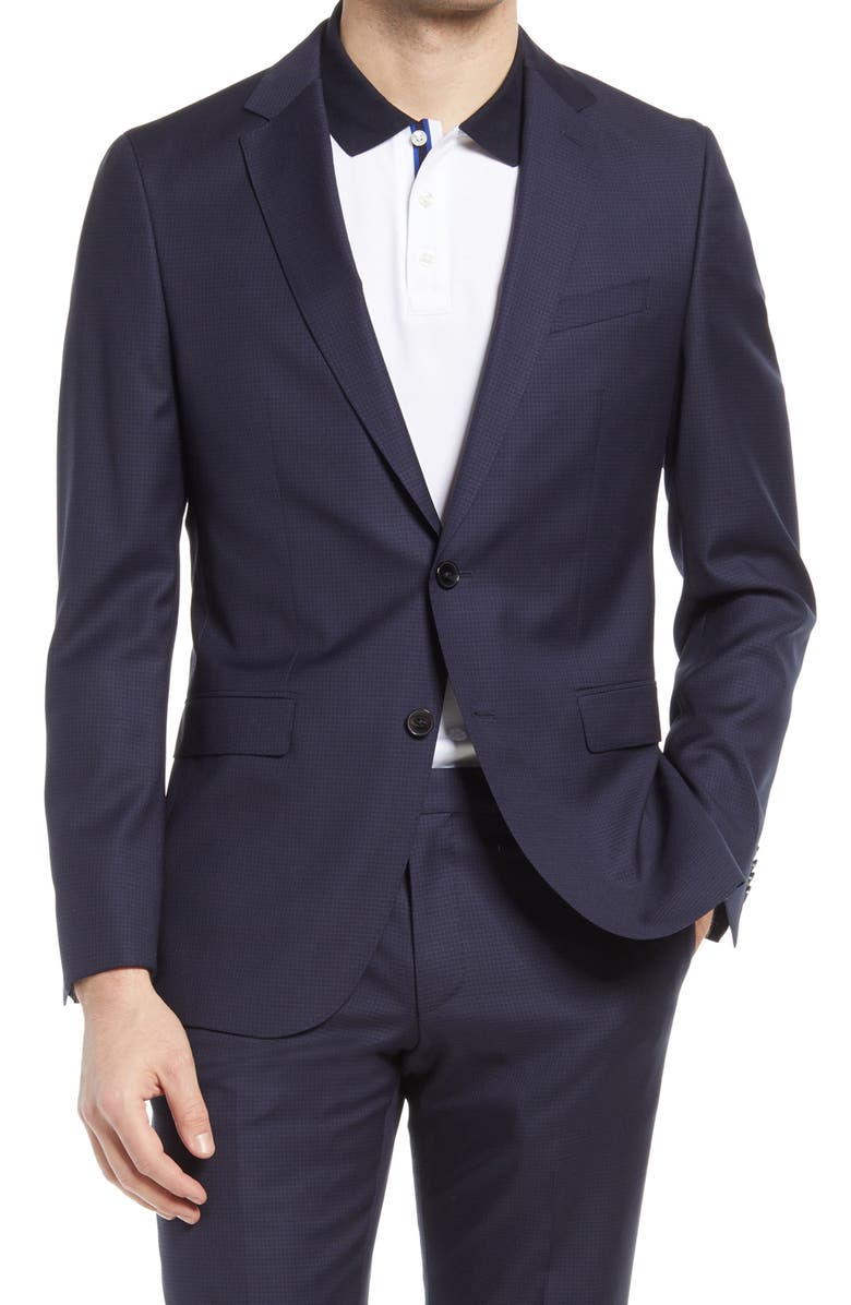 BOSS Novan/Ben Slim Fit Wool Suit, Alternate, color,