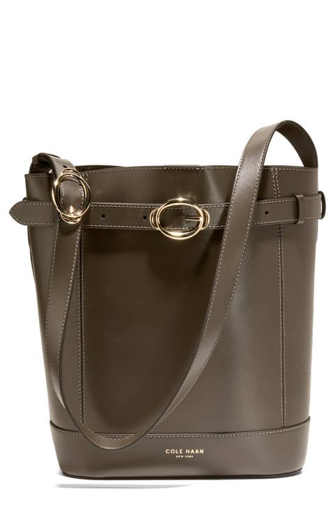 Alexandria Leather Bucket Bag