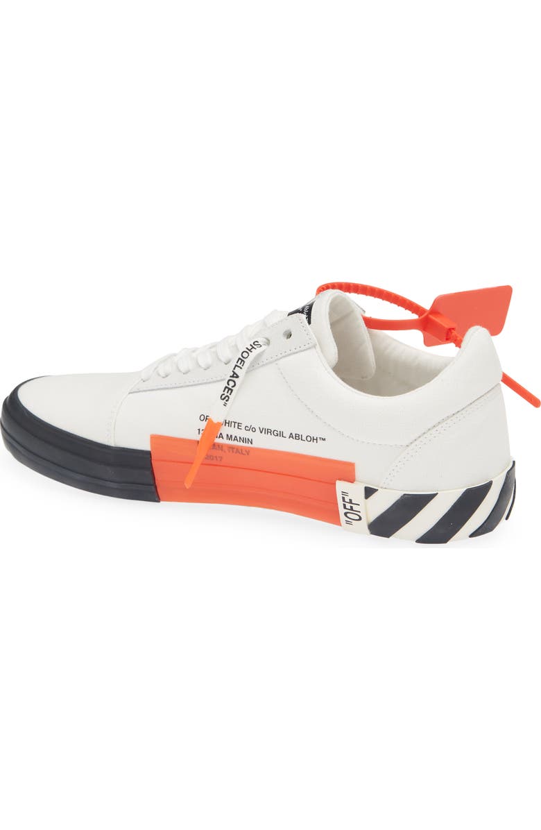 Off-White <p>Low Vulcanized Striped Sneaker (Women)</p>, Alternate, color,