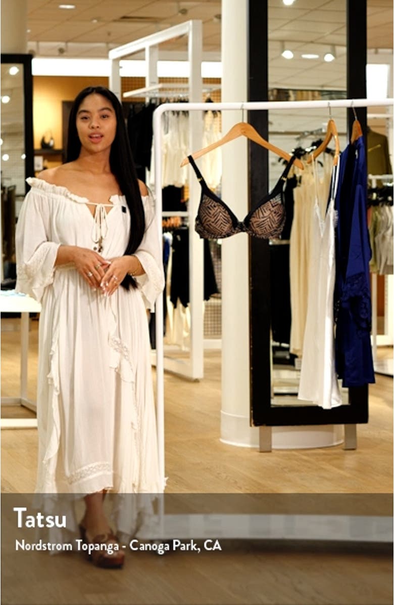 Graphic Allure Underwire Plunge T-Shirt Bra, sales video thumbnail