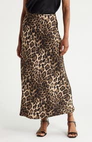 JASON WU Printed Maxi Bias Skirt