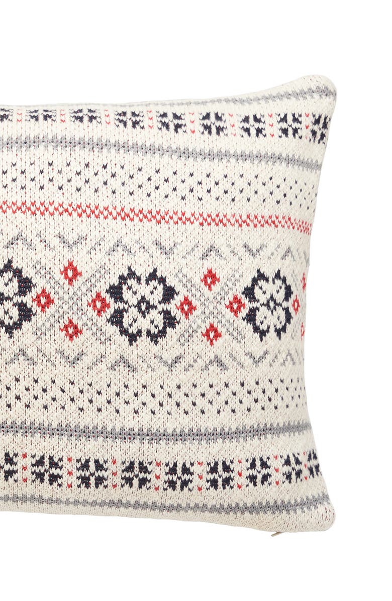 C&F Home Snowflake Christmas Throw Pillow, 16" x 24", Alternate, color, Off-White