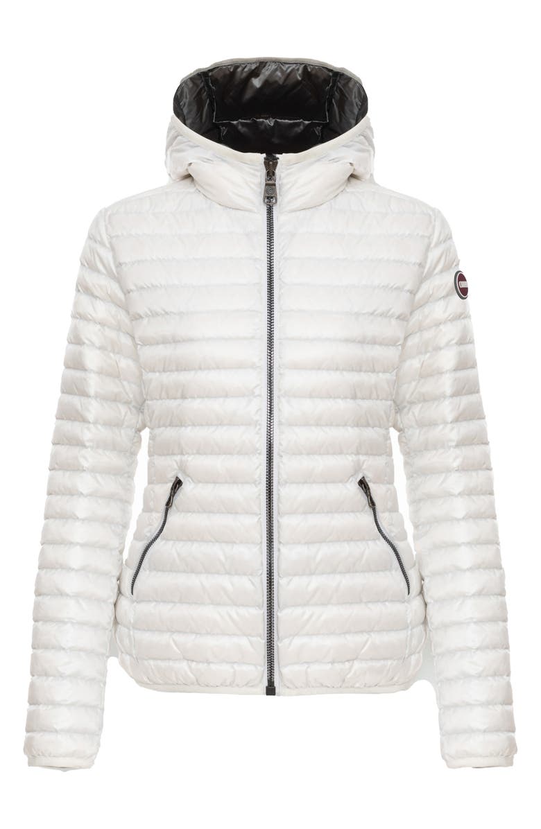 COLMAR Hooded Water Repellent Down Recycled Nylon Puffer Jacket, Main, color, 