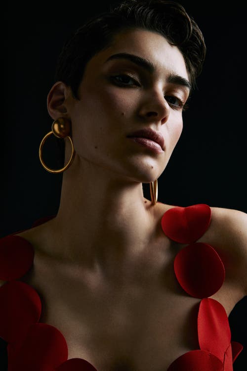 Susan Caplan 1980s Vintage Door Knocker Oversized Earrings