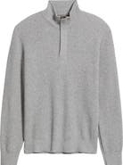 Canali Quater Zip Wool & Cashmere Sweater