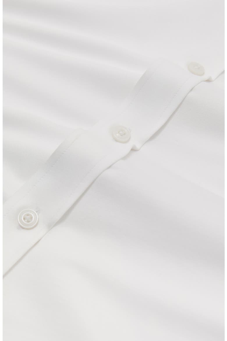 Monaco Slim Fit Stretch Jersey Shirt, Alternate, color, WHITE