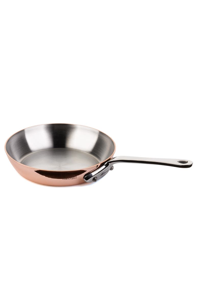 Mauviel M'Heritage M'150s 8.6 Inch Frying Pan Cast Stainless Handle, Main, color, Copper