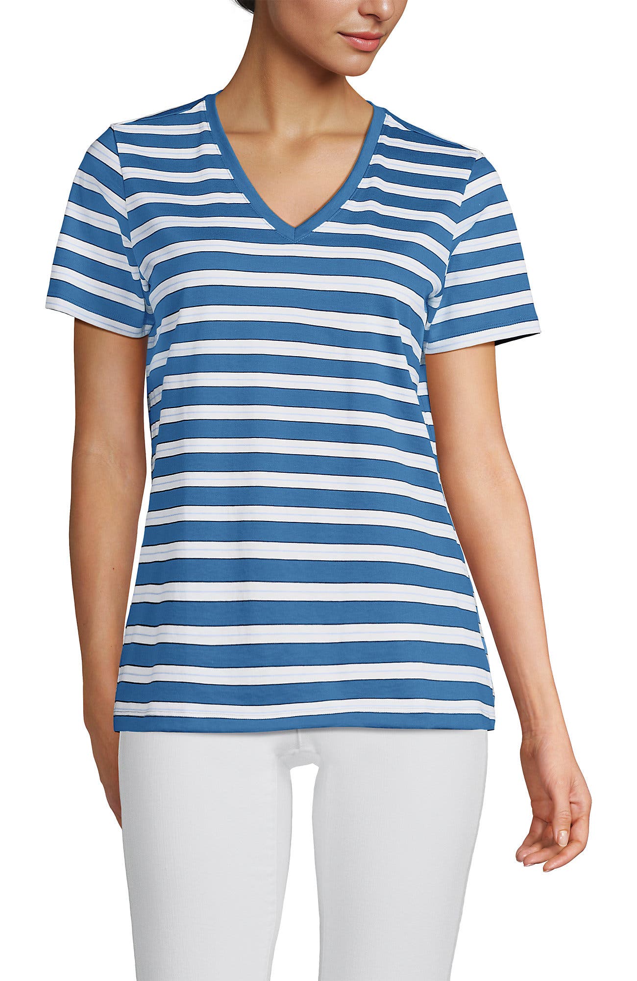 Teal Blue Ocean Multi Stripe