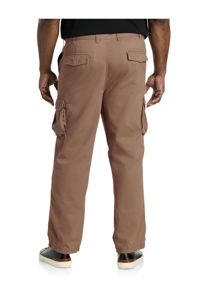 Big & Tall Broken-in Relaxed Fit Cargo Pants, Alternate, color, COCO MOCHA